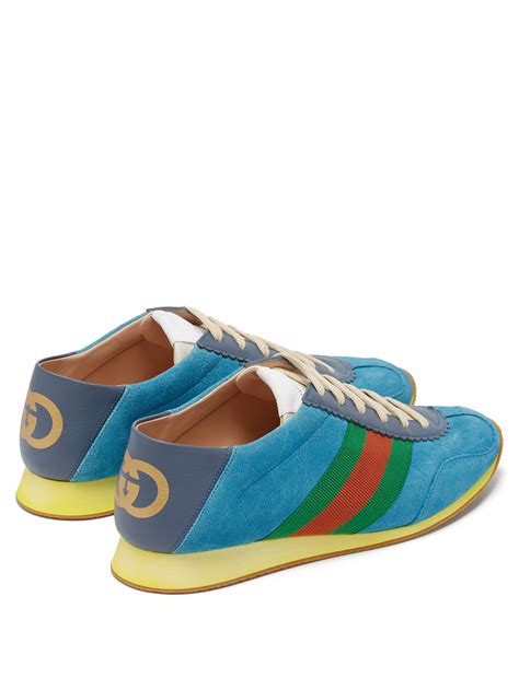 light blue gucci shoes|blue Gucci shoes suede.